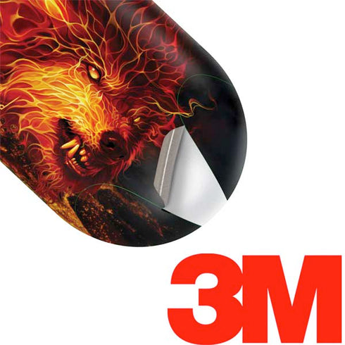 Fire Stalker Wolf by Tom Wood Galaxy Buds Plus Skin