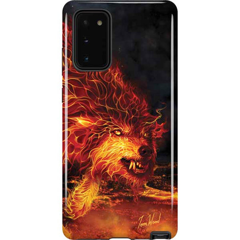 Fire Stalker Wolf by Tom Wood Galaxy Cases