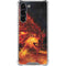 Fire Stalker Wolf by Tom Wood Galaxy S24 FE Clear Case