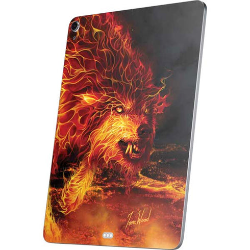 Fire Stalker Wolf by Tom Wood Apple iPad Air Skin