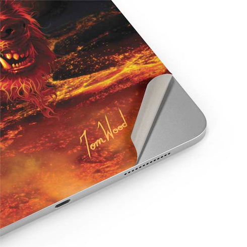 Fire Stalker Wolf by Tom Wood iPad Pro 13in M4 (2024) Skin