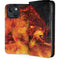 Fire Stalker Wolf by Tom Wood iPhone 15 Plus Folio Case