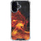 Fire Stalker Wolf by Tom Wood iPhone 16 Plus Clear Case