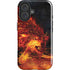 Fire Stalker Wolf by Tom Wood iPhone 16 Plus Impact Case
