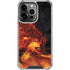 Fire Stalker Wolf by Tom Wood iPhone 16 Pro Clear Case