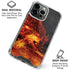 Fire Stalker Wolf by Tom Wood iPhone 16 Pro Clear Case
