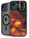 Fire Stalker Wolf by Tom Wood iPhone 16e Kickstand Case