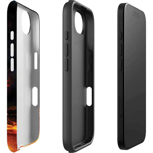 Fire Stalker Wolf by Tom Wood iPhone 16e Impact Case