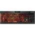 Fire Stalker Wolf by Tom Wood K95 RGB PLATINUM Mechanical Gaming Keyboard Skin