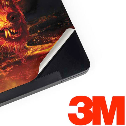 Fire Stalker Wolf by Tom Wood Dell Latitude Skin