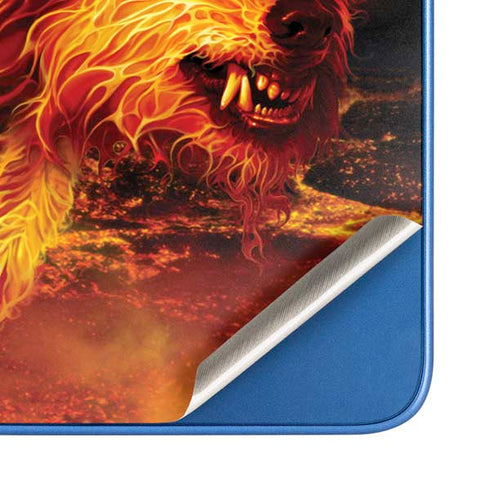 Fire Stalker Wolf by Tom Wood Moto G Play 4G (2024) Skin