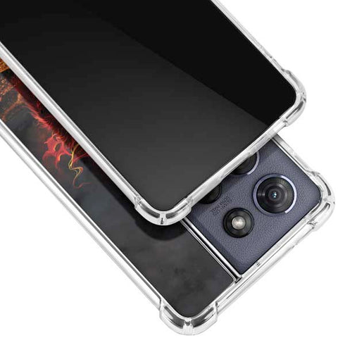 Fire Stalker Wolf by Tom Wood Moto G Play 5G (2025) Clear Case