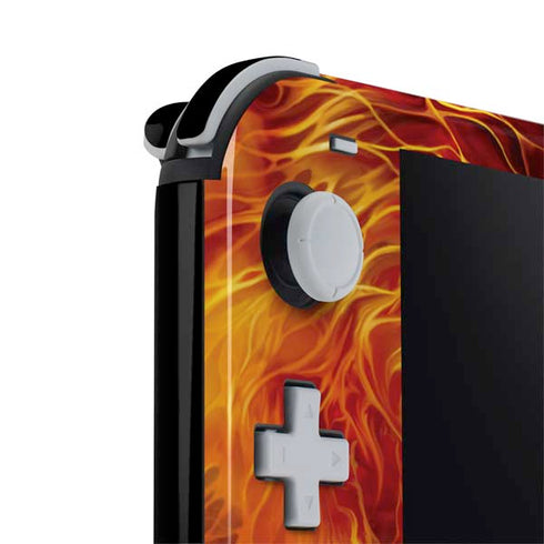 Fire Stalker Wolf by Tom Wood Nintendo Switch Lite Skin