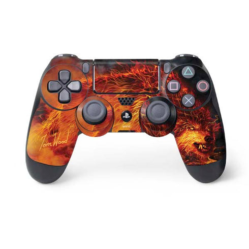 Fire Stalker Wolf by Tom Wood PlayStation PS4 Skins