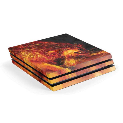 Fire Stalker Wolf by Tom Wood PlayStation PS4 Skins