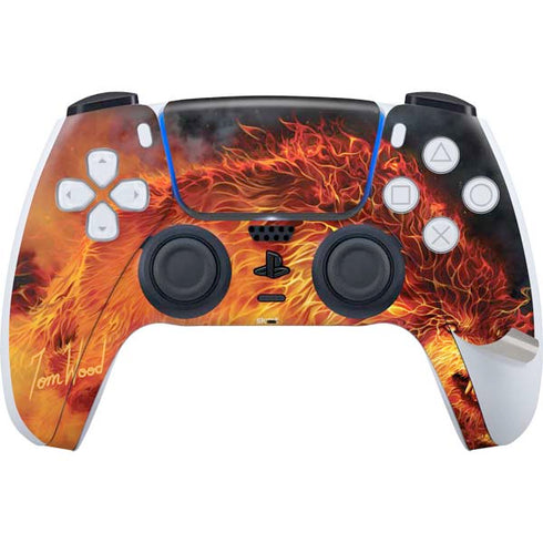 Fire Stalker Wolf by Tom Wood PS5 Pro Bundle Skin