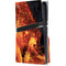 Fire Stalker Wolf by Tom Wood PS5 Pro Disk Console Skin