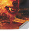 Fire Stalker Wolf by Tom Wood PS5 Pro Disk Console Skin