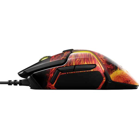 Fire Stalker Wolf by Tom Wood SteelSeries Rival 600 Gaming Mouse Skin