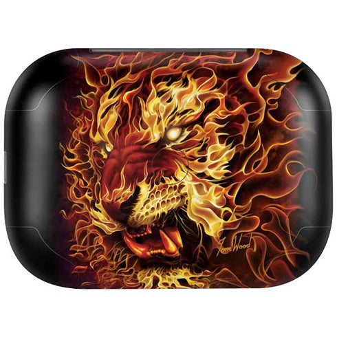Fire Tiger by Tom Wood Amazon Echo Buds Skin
