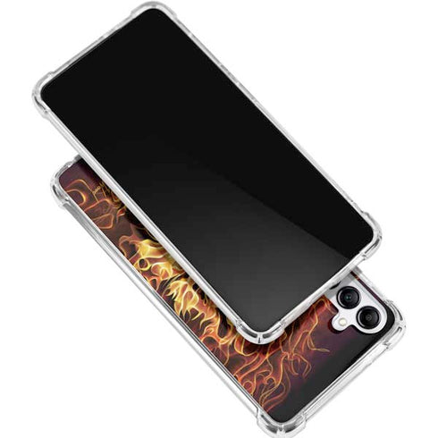 Fire Tiger by Tom Wood Gabb Phone 4 Clear Case