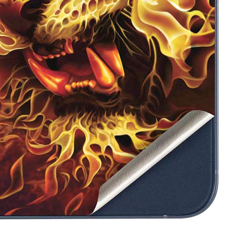 Fire Tiger by Tom Wood Galaxy A35 5G Skin
