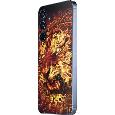 Fire Tiger by Tom Wood Galaxy A36 5G Skin