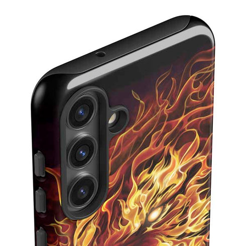 Fire Tiger by Tom Wood Galaxy S25 Impact Case