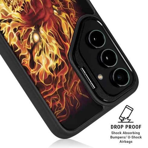Fire Tiger by Tom Wood Galaxy S24 Ultra Kickstand Case