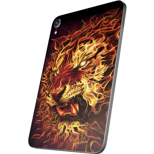 Fire Tiger by Tom Wood Apple iPad Mini Skin