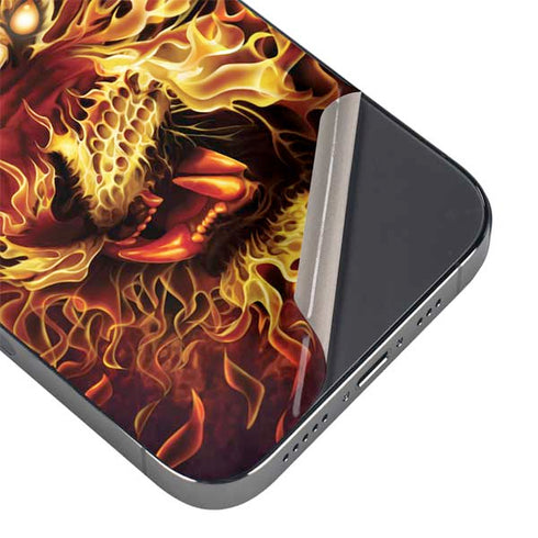 Fire Tiger by Tom Wood iPhone 15 Pro Max Skin