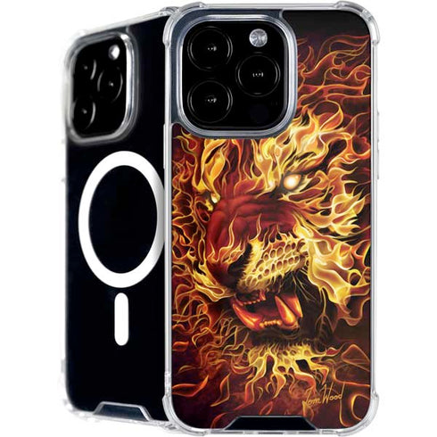 Fire Tiger by Tom Wood iPhone 16 Pro MagSafe Case