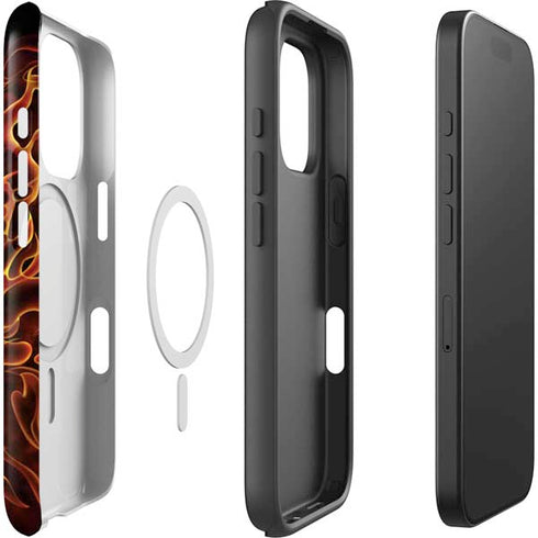 Fire Tiger by Tom Wood iPhone 16 Pro Magsafe Impact Case