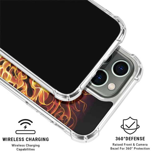 Fire Tiger by Tom Wood iPhone 16 Pro Max Clear Case
