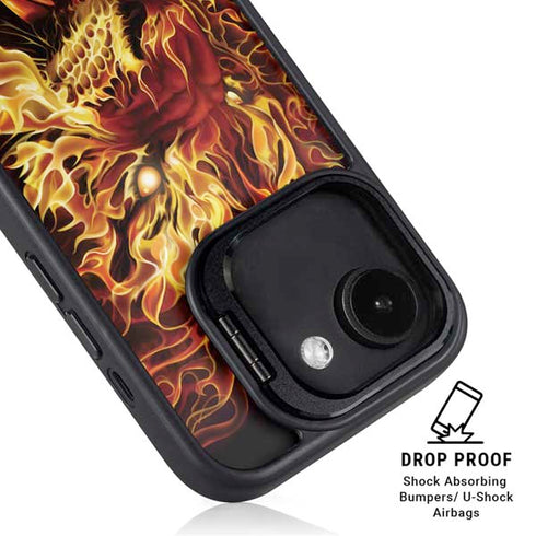 Fire Tiger by Tom Wood iPhone 16e Kickstand Case