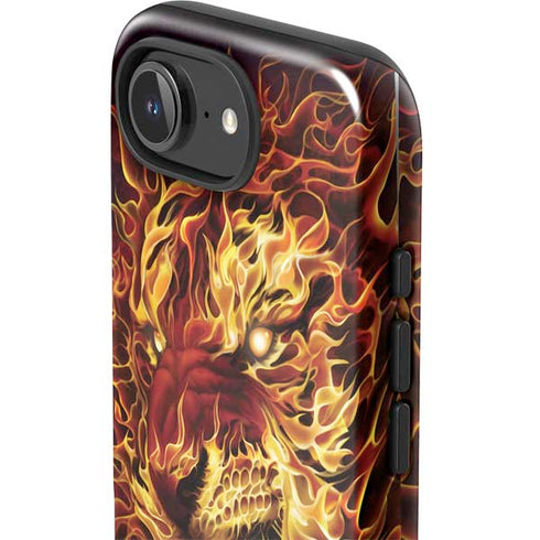 Fire Tiger by Tom Wood iPhone 16e Impact Case