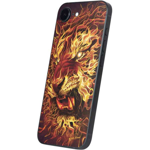 Fire Tiger by Tom Wood iPhone 16e Skin