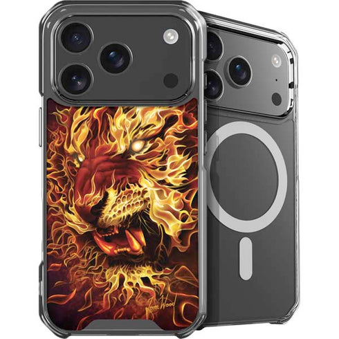 Fire Tiger by Tom Wood iPhone 18 Pro MagSafe Case