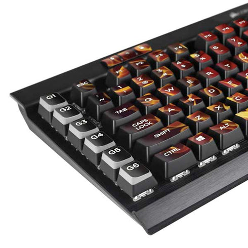 Fire Tiger by Tom Wood K95 RGB PLATINUM Mechanical Gaming Keyboard Skin