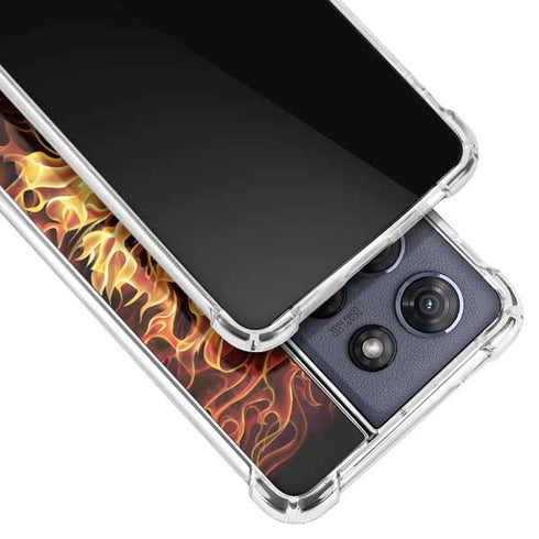 Fire Tiger by Tom Wood Moto G Power 5G (2025) Clear Case