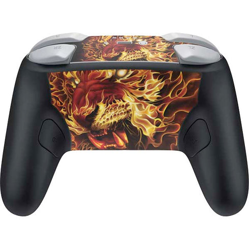 Fire Tiger by Tom Wood Nintendo Switch 2 (2025) Pro Controller Skin