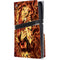Fire Tiger by Tom Wood PS5 Pro Disk Console Skin