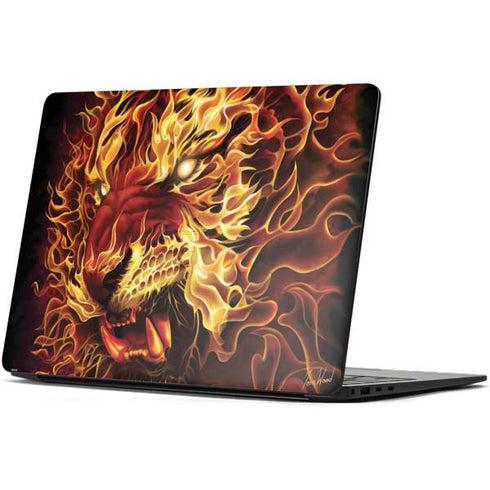 Fire Tiger by Tom Wood Surface Laptop 7 15in Skin