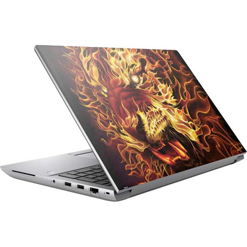 Fire Tiger by Tom Wood HP ZBook Fury 16 G10 Skin