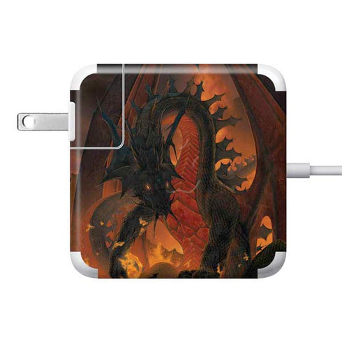 Fireball Dragon by Vincent Hie 85W Power Adapter (15 and 17 inch MacBook Pro Charger) Skin