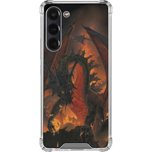 Fireball Dragon by Vincent Hie Galaxy S24 FE Clear Case