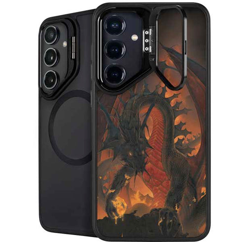 Fireball Dragon by Vincent Hie Galaxy S25 Plus Kickstand Case
