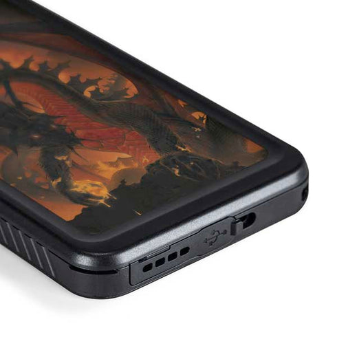 Fireball Dragon by Vincent Hie Galaxy S24 Plus Waterproof Case