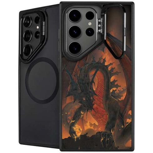 Fireball Dragon by Vincent Hie Galaxy S25 Ultra Kickstand Case