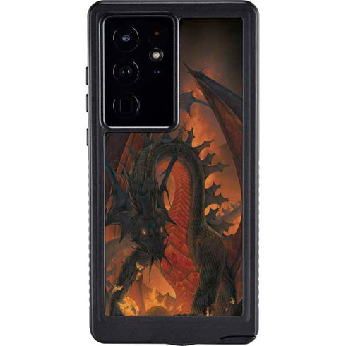 Fireball Dragon by Vincent Hie Galaxy S24 Ultra Waterproof Case